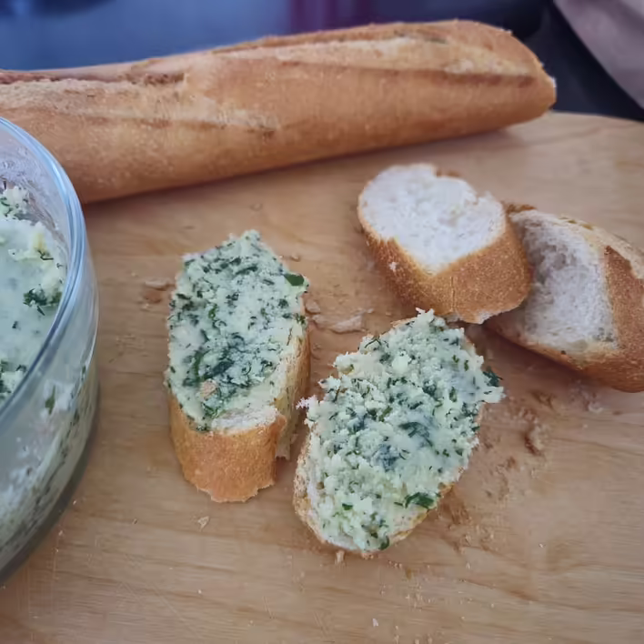 З свіжим багетом