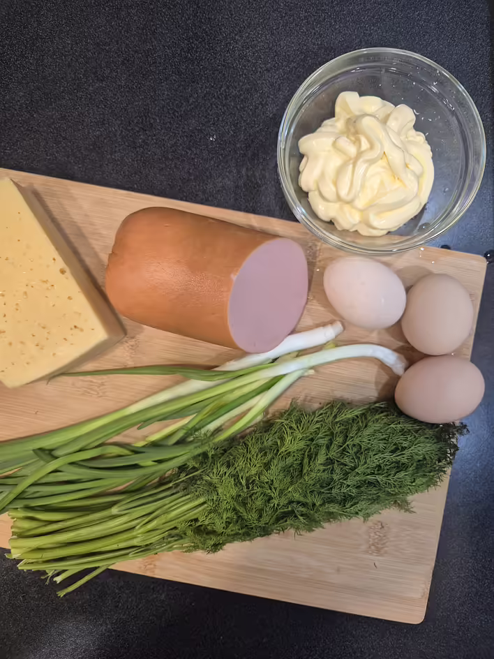 базовий продуктовий набір для приготування начинки