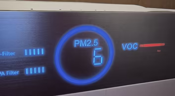 What are PM2.5 and VOC? We bought the TOSHIBA CAF-Y92XPL air purifier.