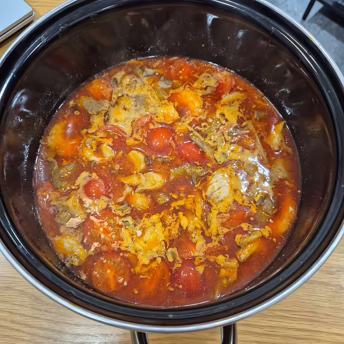 тайський суп готовий. Аромат просто фантастичний!