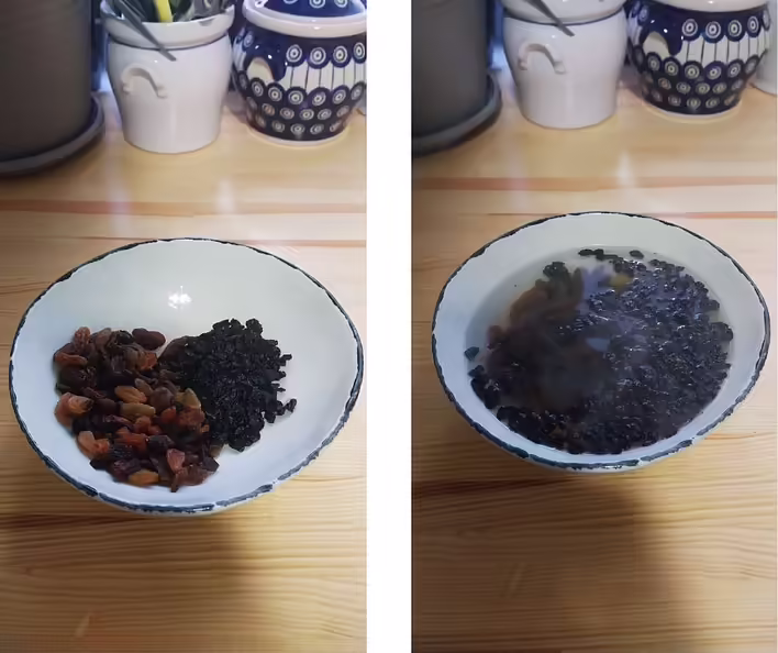 До замочування та в процесі замочуваня