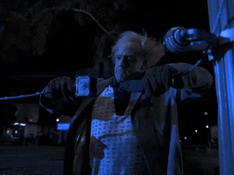 Doc Brown Shock GIF by Back to the Future Trilogy.gif