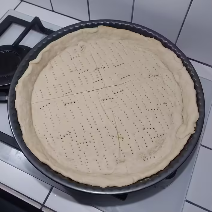 Після випікання. Пісочна основа готова