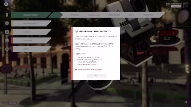 Performance Issues Detected (Liftoff)