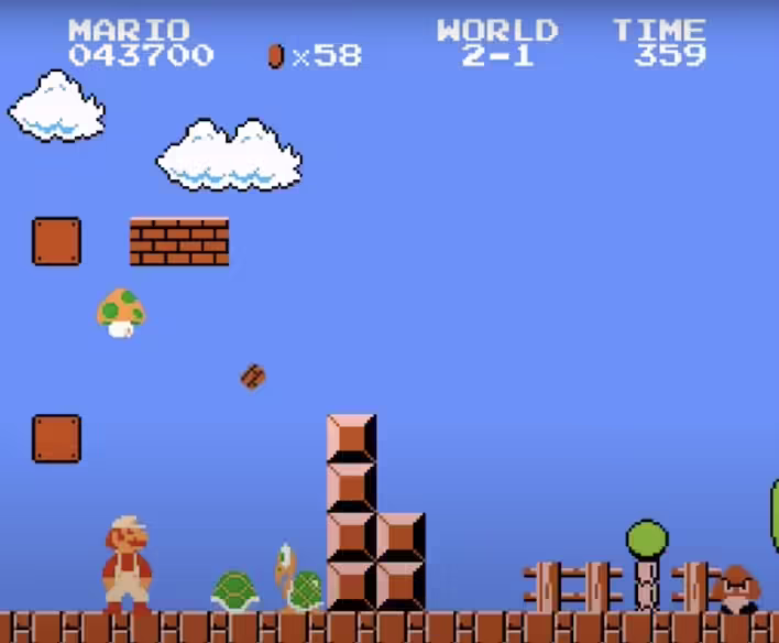 Mario 1-UP Гриб