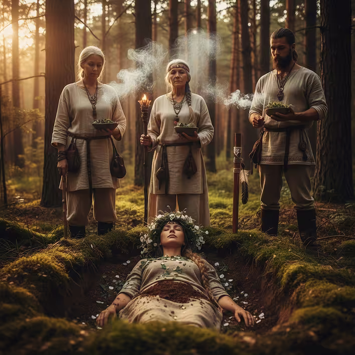 Сила ритуального поховання: Між шаманізмом, танатотерапією та психологічним переродженням