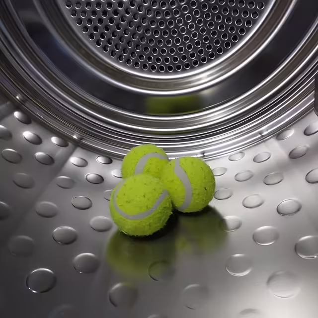 Тенісні м'ячики з Jysk в сушарці