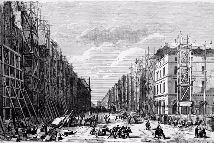 Перша реконструйована вулиця Парижа — Рю-де-Ріволі