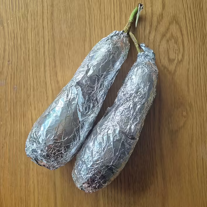 обгортаємо фольгою