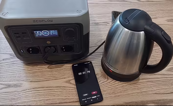 EcoFlow River 2 Pro та Електрочайник