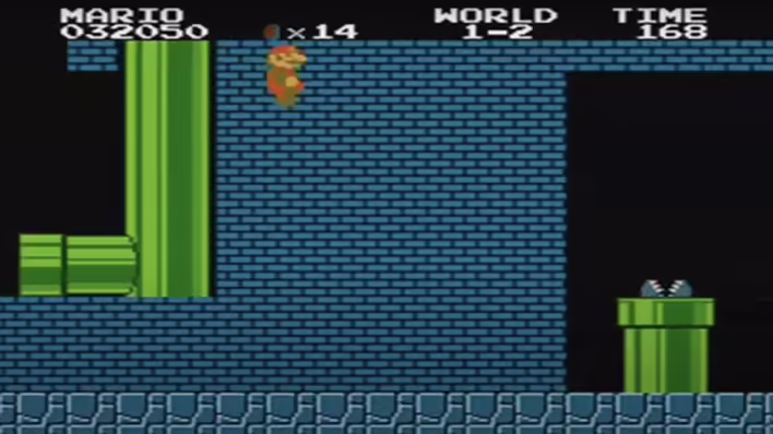 Глітч - Маріо провалився у текстуру