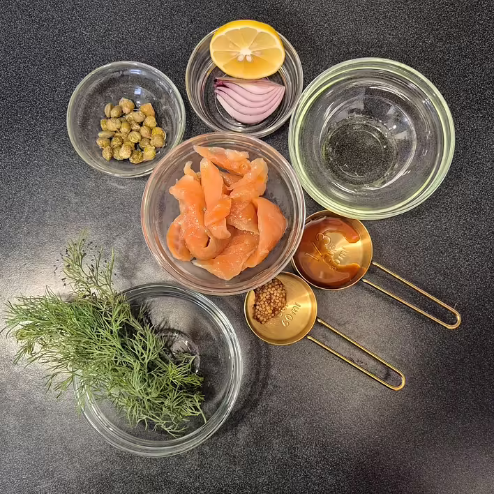 продуктовий набір (на фото немає зеленої цибулі та перепелиного яйця)