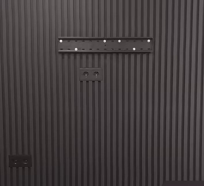 Кронштейн на гіпсових панелях (стіна з газоблоку)