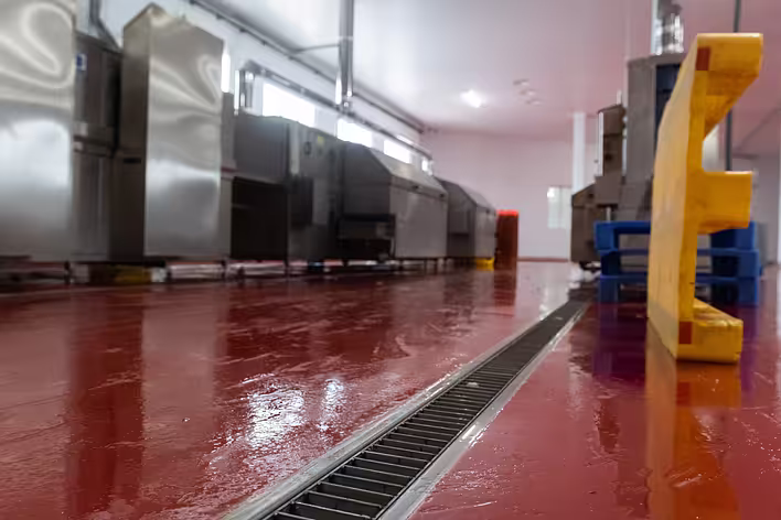 Промислова підлога для м'ясопереробного підприємства