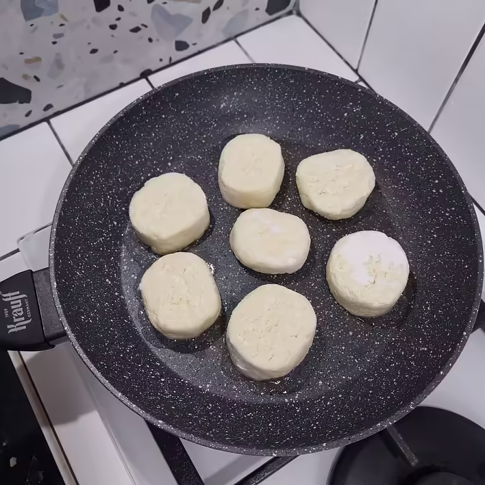 обсмажуємо з однієї сторони