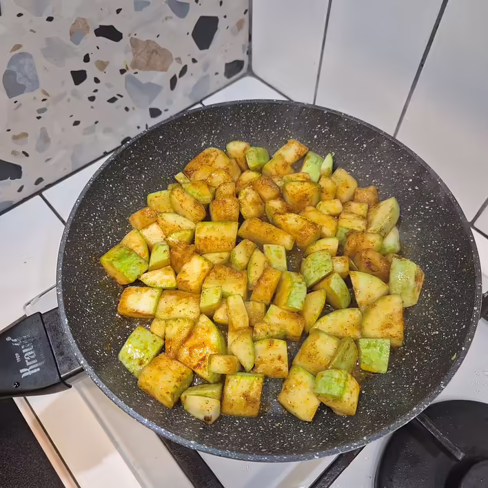 Фіналізація смаження кабачків