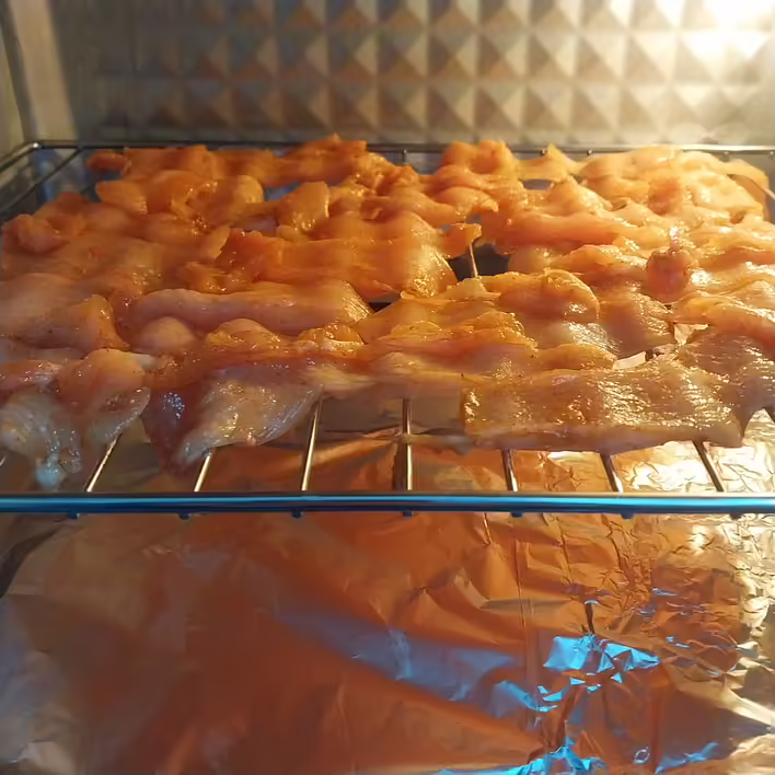 завантажуємо курку в духову шафу