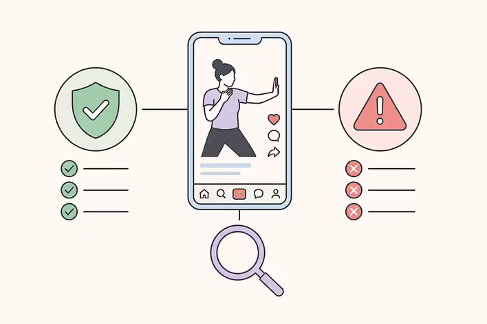 Обкладинка допису: SafetyTok: які вірусні поради з самозахисту працюють, а які тільки виглядають ефектно