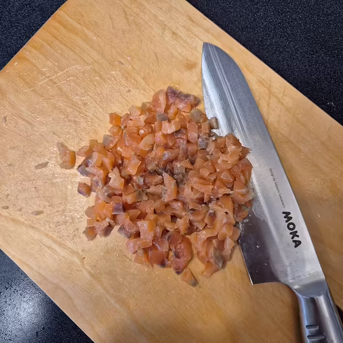 нарізка лосося